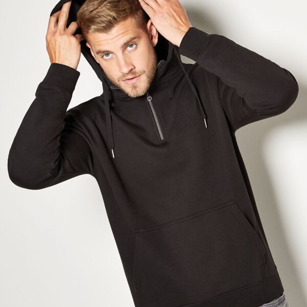 Regular Fit 1/4 Zip Hoodie Thumbnail