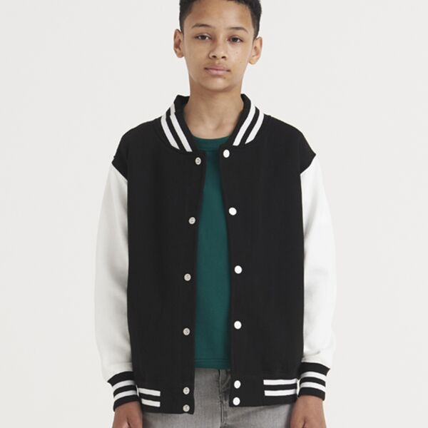 AWDis Kids Varsity Jacket Thumbnail